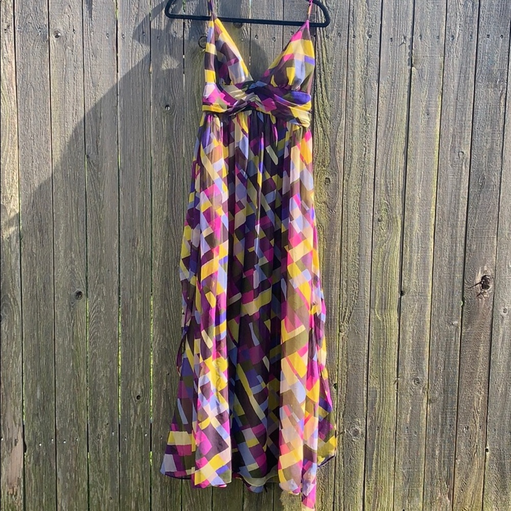 Backless Purple Dress
